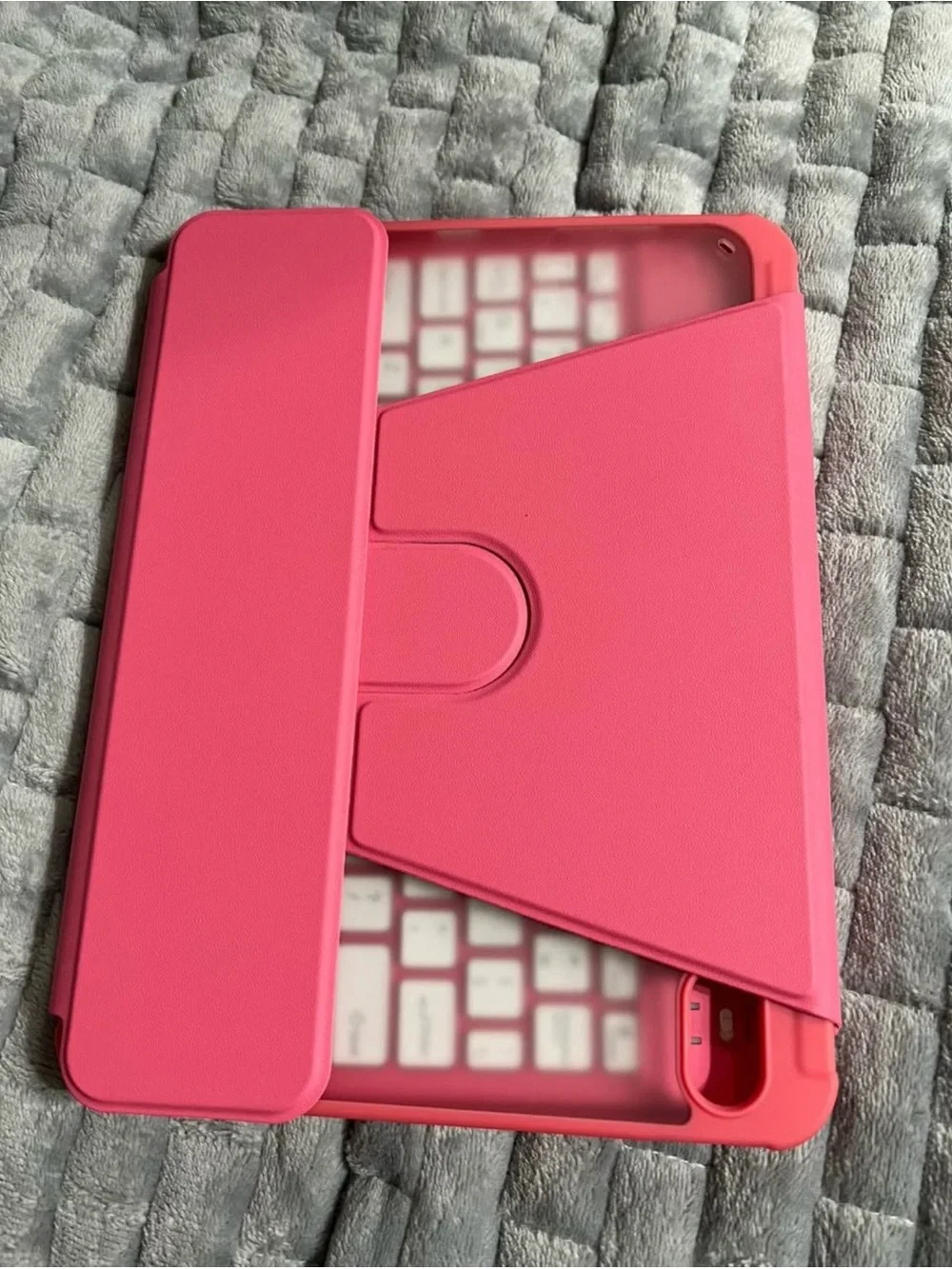 Pink Bluetooth Keyboard Case for Tablet